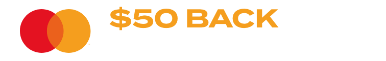 MasterCard $50 back via rebate