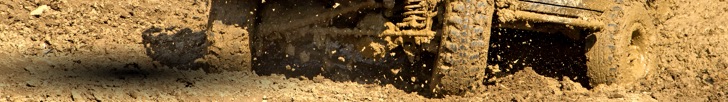 Aggressive-looking mud-terrain tires