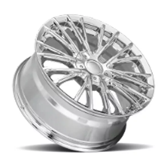 Chrome wheels get their mirror-like shine from layers of metal and a final chrome finish. They’re tough if you keep them clean and waxed, but not ideal for winter roads as salt can damage the finish.