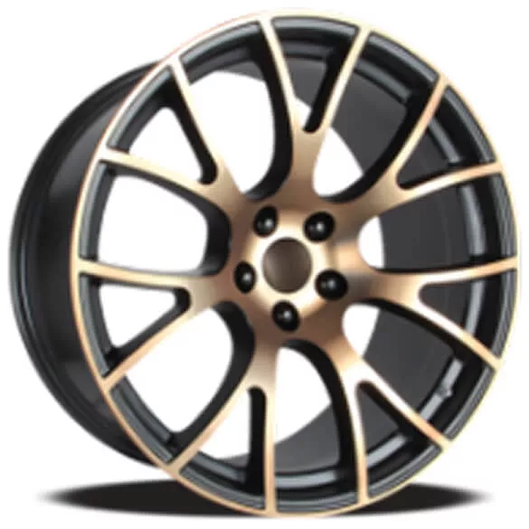 Painted wheels are finished with automotive paint in a wide range of colors, from solid to metallic, with glossy, satin, or matte options. A clear coat seals and protects the finish.