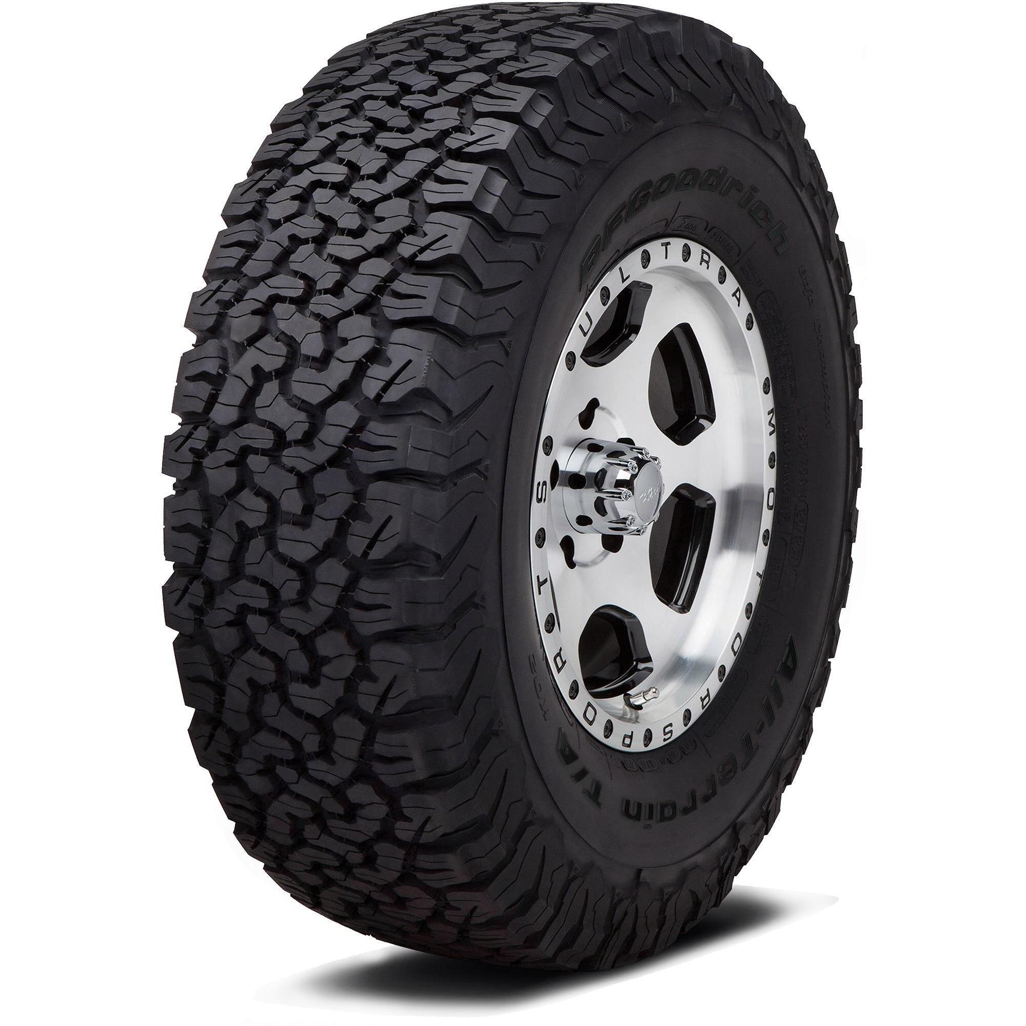 Bfgoodrich All Terrain Tire Size Chart